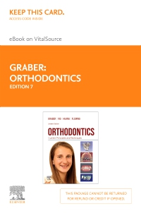 cover image - Orthodontics - Elsevier eBook on VitalSource (Retail Access Card),7th Edition