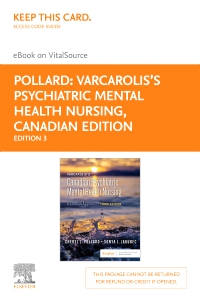 cover image - Varcarolis's Canadian Psychiatric Mental Health Nursing - Elsevier eBook on VitalSource (Retail Access Card),3rd Edition