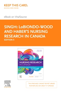 cover image - Nursing Research in Canada - Elsevier eBook on VitalSource (Retail Access Card),5th Edition