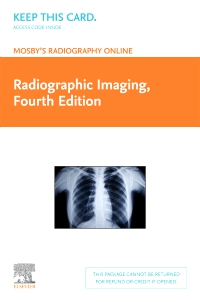 cover image - Mosby's Radiography Online: Radiographic Imaging (Access Code),4th Edition