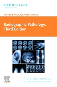 cover image - Mosby's Radiography Online: Radiographic Pathology (Access Code),3rd Edition