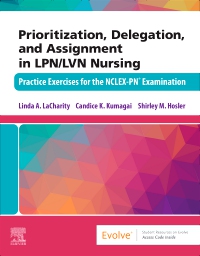 cover image - Prioritization, Delegation, and Assignment in LPN/LVN Nursing - Elsevier E-Book on VitalSource,1st Edition