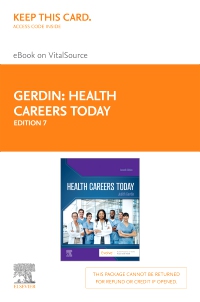 cover image - Health Careers Today Elsevier eBook on VitalSource (Retail Access Card),7th Edition