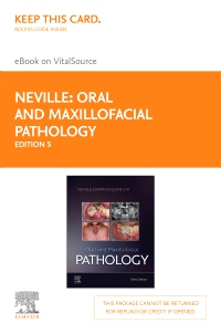 cover image - Oral and Maxillofacial Pathology Elsevier eBook on VitalSource (Retail Access Card),5th Edition