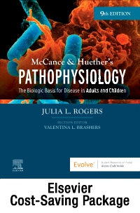 cover image - McCance & Huether’s Pathophysiology - Text and Study Guide Package,9th Edition
