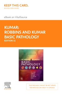 cover image - Robbins & Kumar Basic Pathology,Elsevier eBook on VitalSource (Retail Access Card),11th Edition