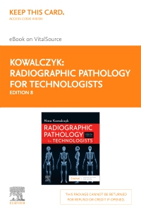 cover image - Radiographic Pathology for Technologists - Elsevier eBook on VitalSource (Retail Access Card),8th Edition