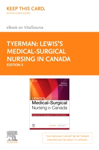 cover image - Lewis's Medical-Surgical Nursing in Canada - Elsevier E-Book on VitalSource (Retail Access Card),5th Edition