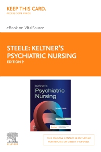 cover image - Keltner’s Psychiatric Nursing - Elsevier eBook on VitalSource (Retail Access Card),9th Edition