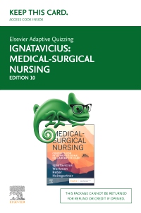 cover image - Elsevier Adaptive Quizzing for Medical-Surgical Nursing (Access Card),10th Edition