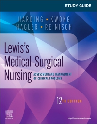 cover image - Study Guide for Lewis's Medical-Surgical Nursing,12th Edition