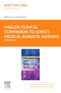 cover image - Clinical Companion to Lewis's Medical-Surgical Nursing Elsevier eBook on VitalSource (Retail Access Card),12th Edition