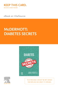 cover image - Diabetes Secrets, Elsevier E-Book on VitalSource (Retail Access Card),1st Edition