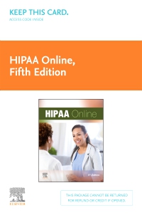 cover image - HIPAA Online (Access Card),5th Edition