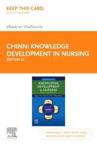 cover image - Knowledge Development in Nursing Elsevier eBook on VitalSource (Retail Access Card),11th Edition