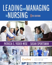 cover image - Evolve Resources for Leading and Managing in Nursing,8th Edition