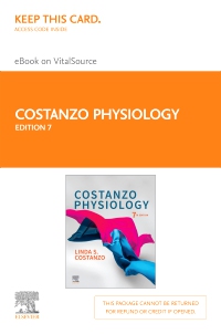 cover image - Costanzo Physiology - Elsevier eBook on VitalSource (Retail Access Card),7th Edition