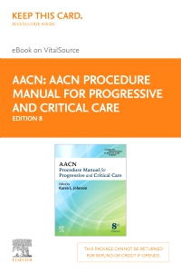 cover image - AACN Procedure Manual for Progressive and Critical Care - Elsevier eBook on VitalSource (Retail Access Card),8th Edition