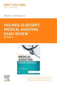 cover image - Elsevier's Medical Assisting Exam Review-Elsevier eBook on VitalSource (Retail Access Card),6th Edition