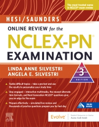 cover image - HESI/Saunders Online Review for the NCLEX-PN Examination (1 Year),3rd Edition