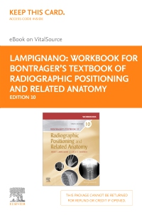 cover image - Workbook for Bontrager's Textbook of Radiographic Positioning and Related Anatomy - Elsevier eBook on VitalSource (Retail Access Card),10th Edition