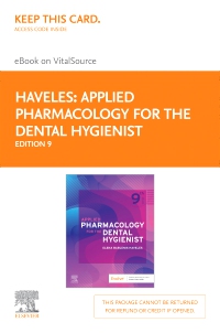 cover image - Applied Pharmacology for the Dental Hygienist Elsevier eBook on VitalSource (Retail Access Card),9th Edition
