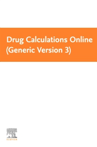 cover image - Drug Calculations Online (Generic Version 3) - eCommerce,1st Edition