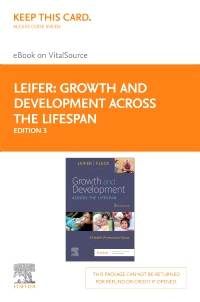 cover image - Growth and Development Across the Lifespan - Elsevier eBook on VitalSource (Retail Access Card),3rd Edition
