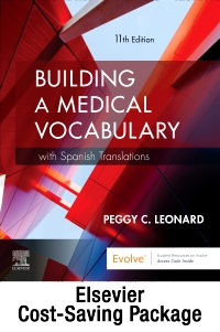 cover image - Medical Terminology Online with Elsevier Adaptive Learning for Building a Medical Vocabulary (Access Card and Textbook Package),11th Edition
