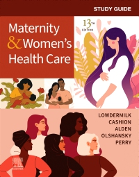 cover image - Study Guide for Maternity & Women's Health Care,13th Edition