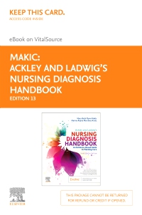 cover image - Ackley and Ladwig's Nursing Diagnosis Handbook Elsevier eBook on VitalSource (Retail Access Card),13th Edition
