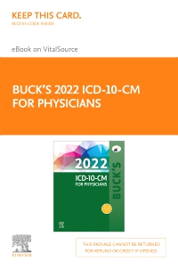 cover image - Buck's 2022 ICD-10-CM for Physicians Elsevier E-Book on VitalSource (Retail Access Card),1st Edition