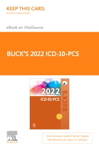 cover image - Buck's 2022 ICD-10-PCS Elsevier E-Book on VitalSource (Retail Access Card),1st Edition