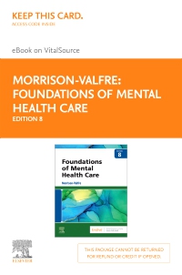 cover image - Foundations of Mental Health Care - Elsevier eBook on VitalSource (Retail Access Card),8th Edition