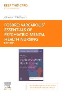 cover image - Varcarolis’ Essentials of Psychiatric Mental Health Nursing - Elsevier eBook on VitalSource (Retail Access Card),5th Edition
