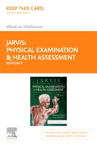 cover image - Physical Examination and Health Assessment - Elsevier eBook on VitalSource (Retail Access Card),9th Edition