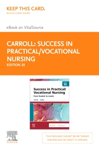 cover image - Success in Practical/Vocational Nursing - Elsevier eBook on VitalSource (Retail Access Card),10th Edition