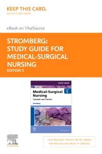 cover image - Study Guide for Medical-Surgical Nursing - Elsevier eBook on Vitalsource (Retail Access Card),5th Edition