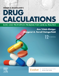 cover image - Evolve Resources for Brown and Mulholland’s Drug Calculations,12th Edition