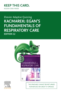 cover image - Elsevier Adaptive Quizzing for Egan's Fundamentals of Respiratory Care (Access Card),12th Edition