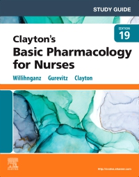 cover image - Study Guide for Clayton's Basic Pharmacology for Nurses - Elsevier eBook on VitalSource,19th Edition