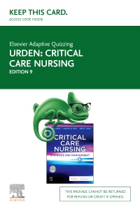 cover image - Elsevier Adaptive Quizzing for Critical Care Nursing - Access Card,9th Edition