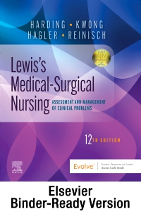cover image - Lewis's Medical-Surgical Nursing - Binder Ready,12th Edition