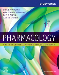 cover image - Study Guide for Pharmacology - Elsevier eBook on VitalSource,11th Edition