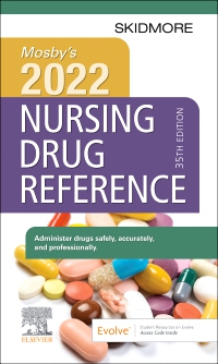cover image - Mosby's 2022 Nursing Drug Reference - Elsevier eBook on VitalSource,35th Edition