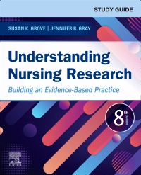 cover image - Study Guide for Understanding Nursing Research Elsevier eBook on VitalSource,8th Edition
