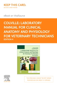 cover image - Laboratory Manual for Clinical Anatomy and Physiology for Veterinary Technicians - Elsevier eBook on VST (Retail Access Card),4th Edition