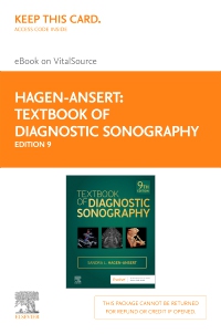 cover image - Textbook of Diagnostic Sonography - Elsevier eBook on VitalSource (Retail Access Card),9th Edition