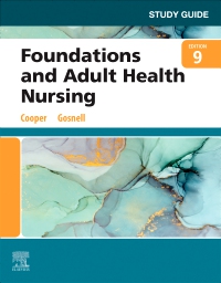 cover image - Study Guide for Foundations and Adult Health Nursing - Elsevier eBook on VitalSource,9th Edition
