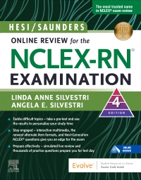 cover image - HESI/Saunders Online Review for the NCLEX-RN Examination (2 Year),4th Edition